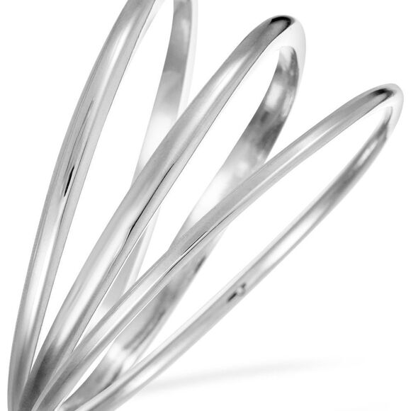 Alfani Silver tone Bangle Set - Picture 3 of 3